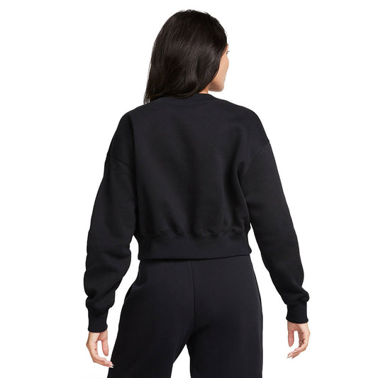 Felpa Cropped con scollo a V Nike Sportswear Phoenix felpata