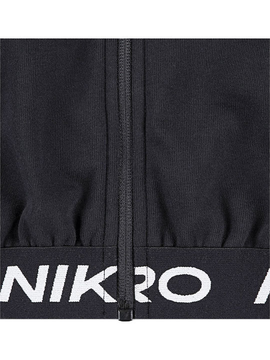 Felpa con cappuccio e zip intera Dri-FIT per bambini