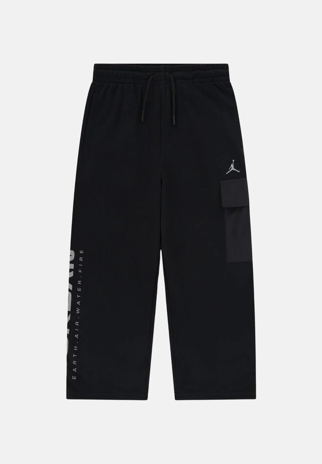JORDAN Pantalone sportivo French Terry nero per bambino e bambina