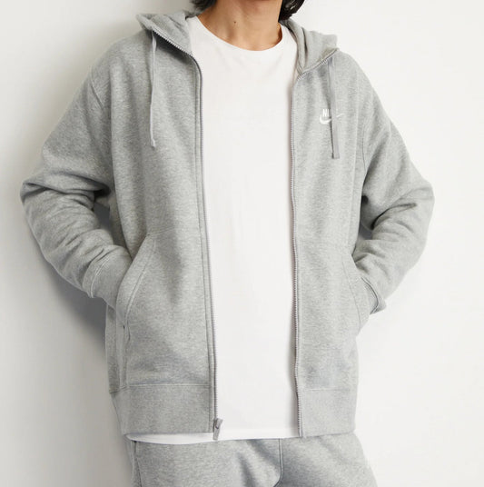 Nike Club Felpa Full-Zip con Cappuccio