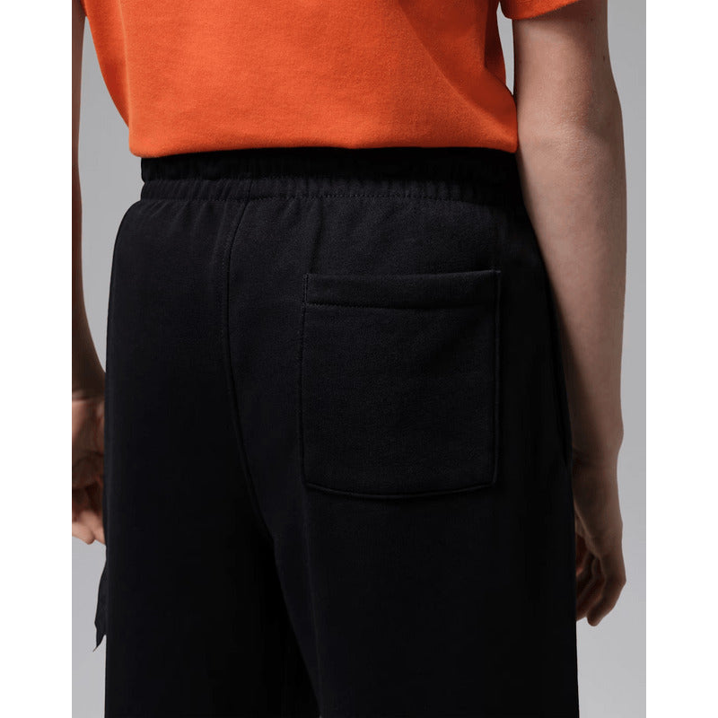 JORDAN Pantalone sportivo French Terry nero per bambino e bambina