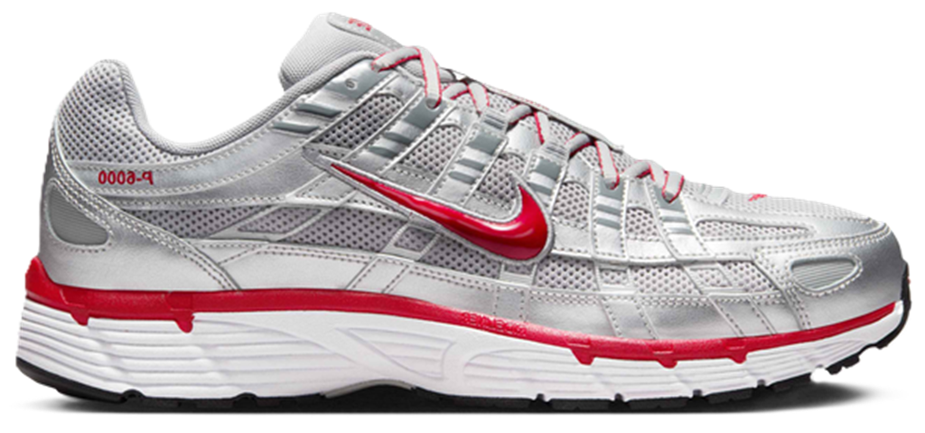 SCARPA NIKE Sportswear P-6000 METALLIC SILVER