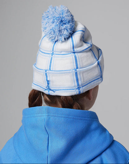 CAPPELLO JORDAN 9A0968 JAN HOLIDAY PLAID POM