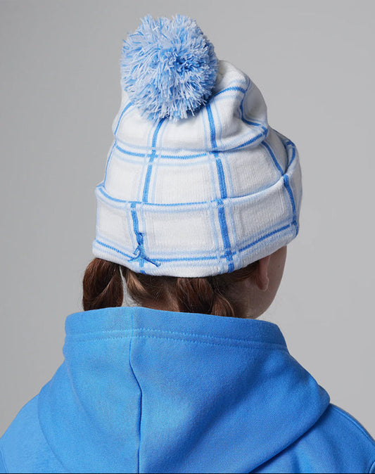 CAPPELLO JORDAN 9A0968 JAN HOLIDAY PLAID POM