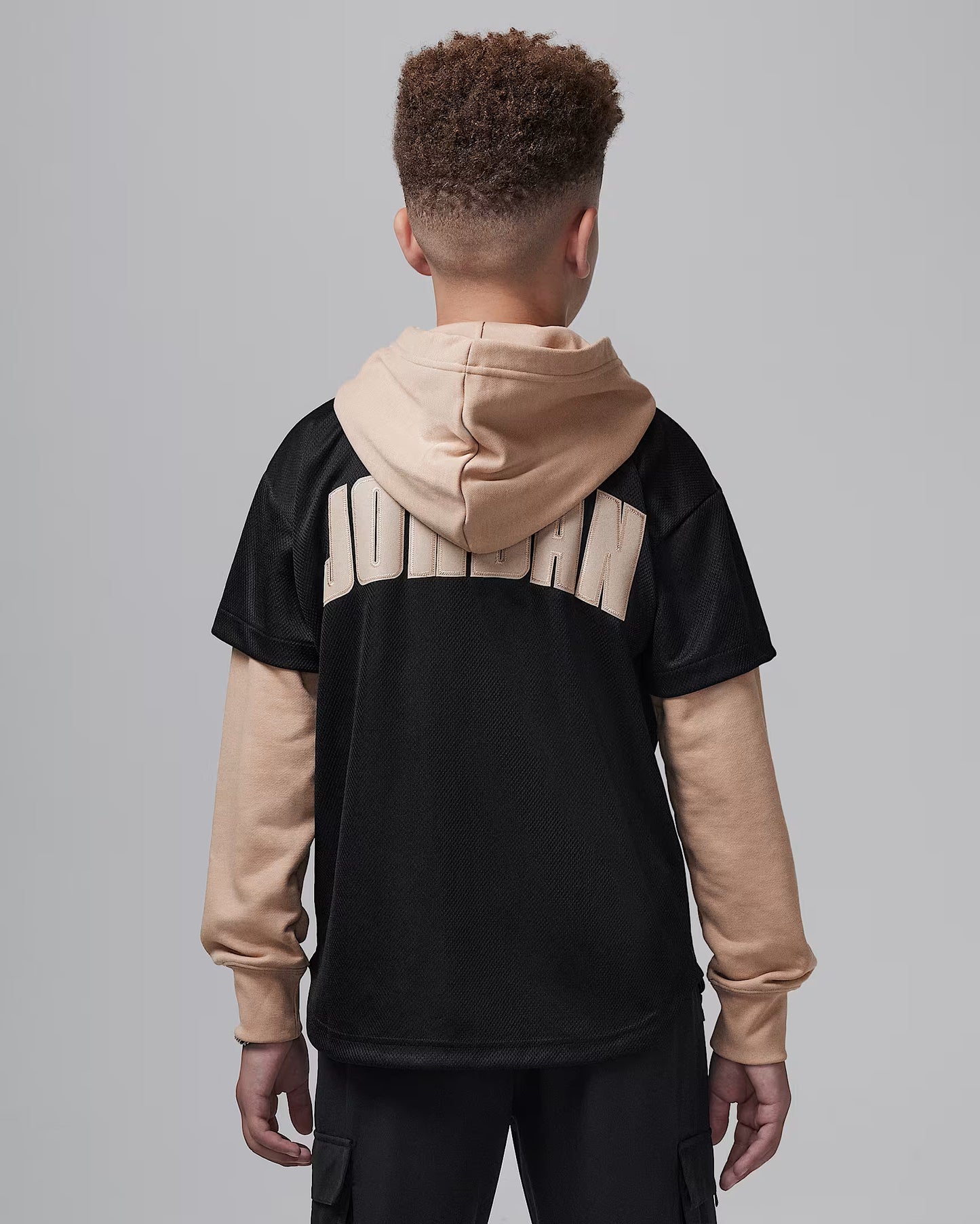 FELPA JORDAN STILE COLLEGE 95D542 JDB HOODED JUMPMAN