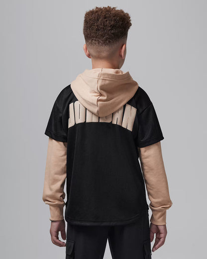 FELPA JORDAN STILE COLLEGE 95D542 JDB HOODED JUMPMAN