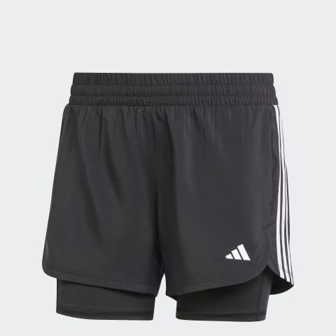 Pantaloncini da allenamento in tessuto Pacer 3-Stripes