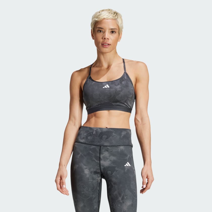TOP SPORTIVO ADIDAS Aeroreact Training Essentials Light Support Tie-Dye