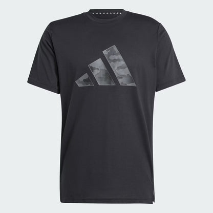 Maglietta con logo grafico mimetico Train Adidas