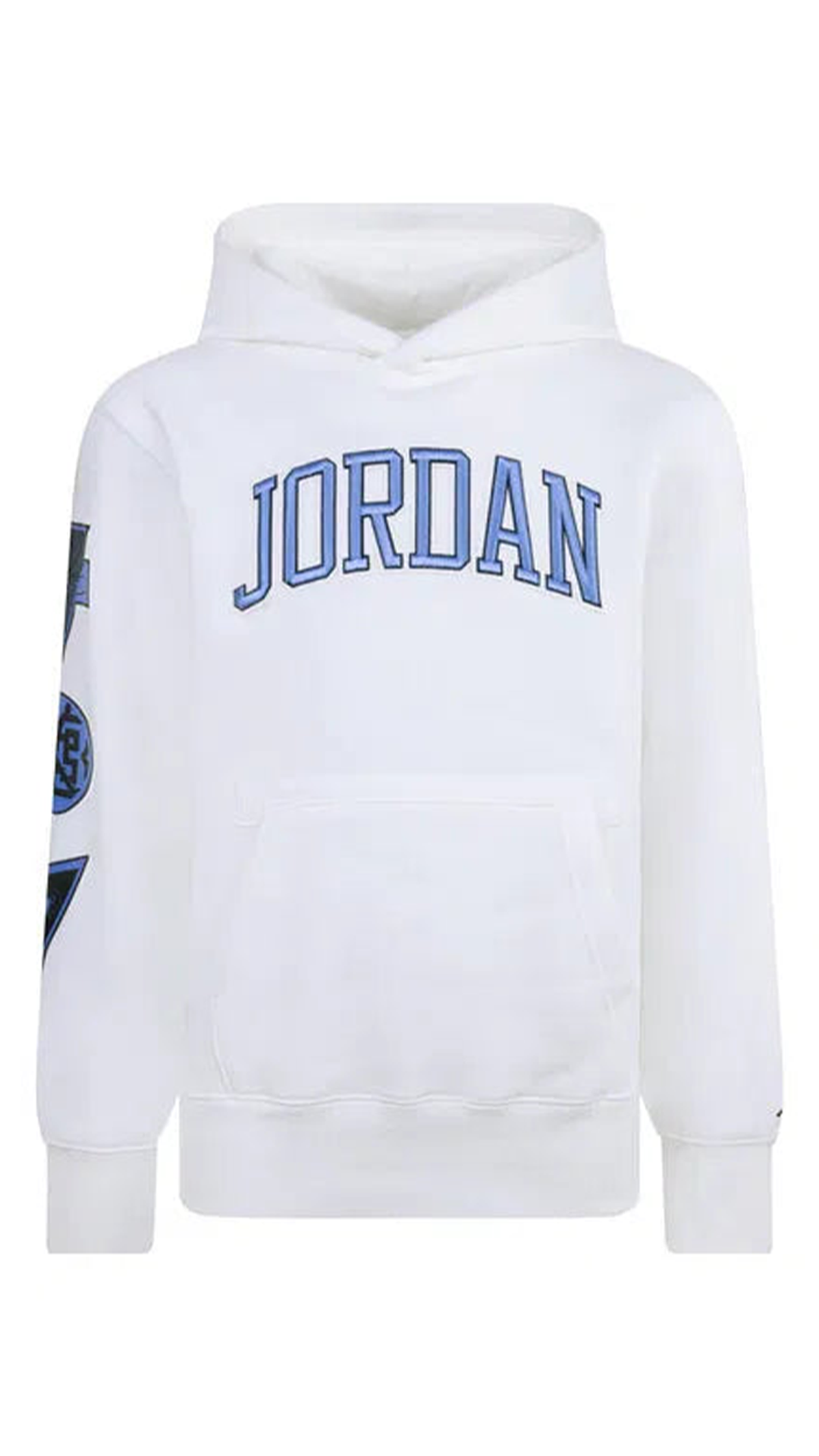 FELPA CON CAPPUCCIO JORDAN BIANCO 95D543-782