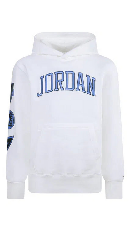 FELPA CON CAPPUCCIO JORDAN BIANCO 95D543-782