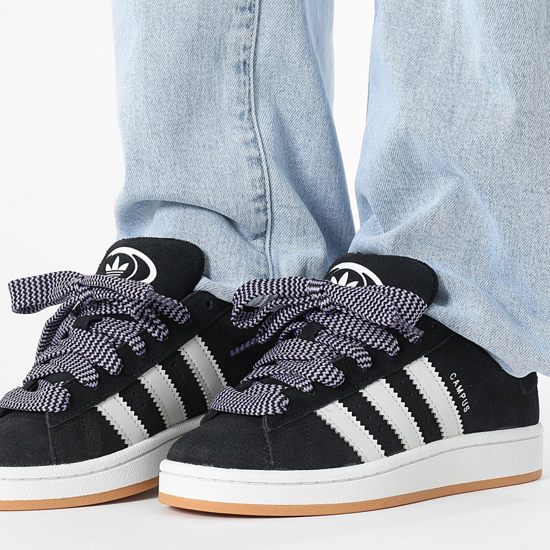 SCARPE CAMPUS 00s JUNIOR con lacci tigrati
