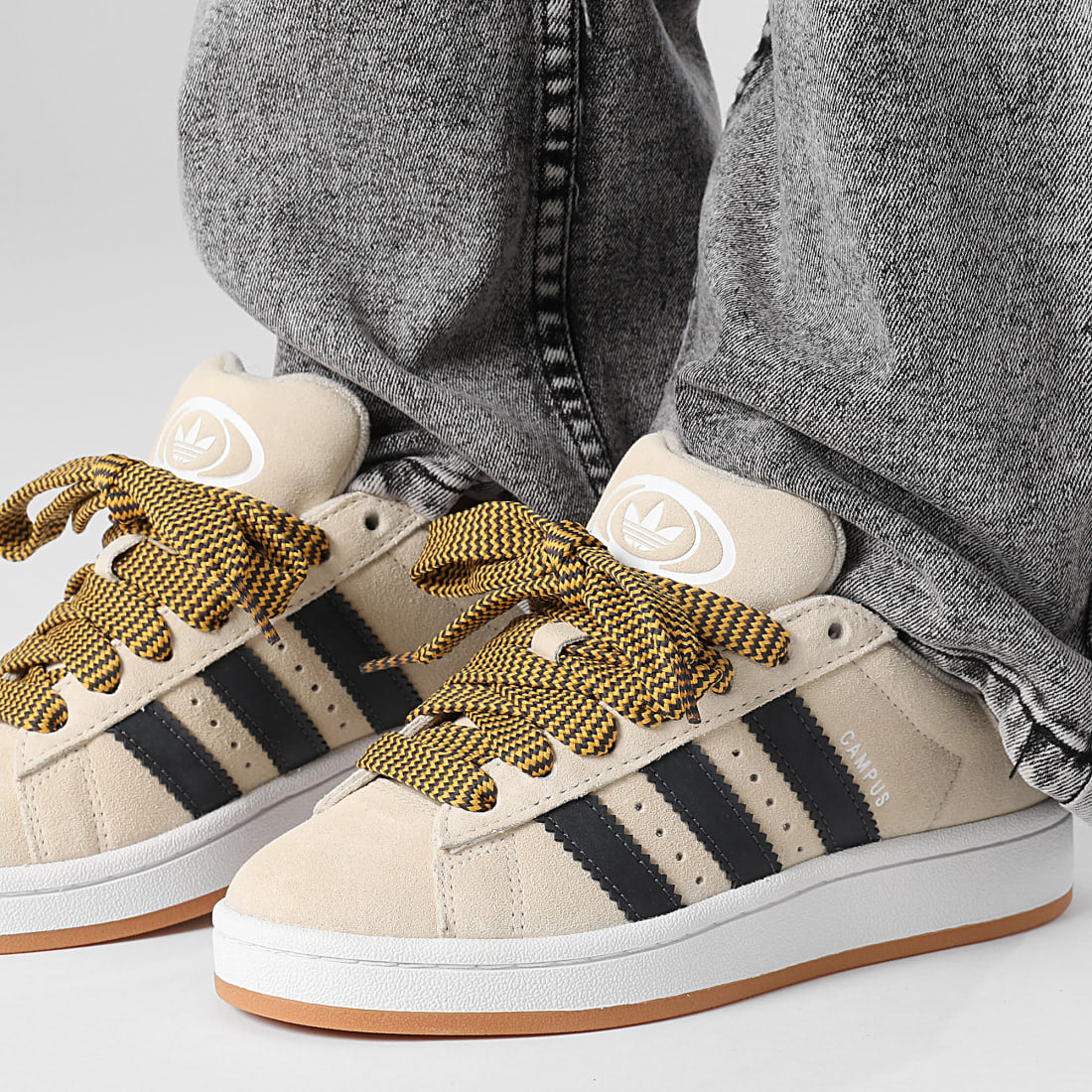 SCARPE CAMPUS 00s JUNIOR con lacci tigrati