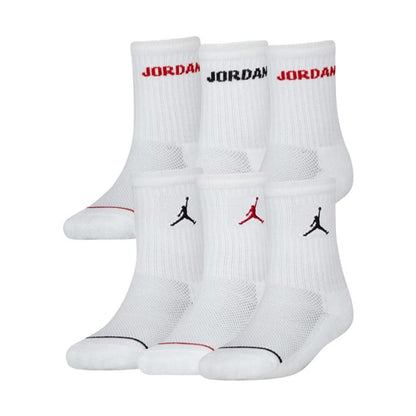 CALZE JORDAN JR SOCKS NIKE 6 PACK CREW GRADE SCHOOL