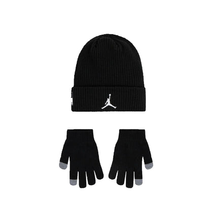 KIT CAPPELLO + GUANTI JORDAN 9A0969 JERSEY BEANIE