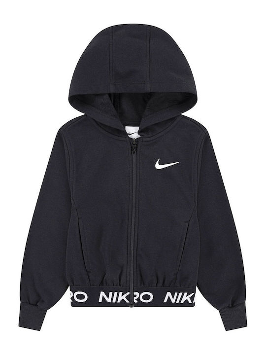 Felpa con cappuccio e zip intera Dri-FIT per bambini
