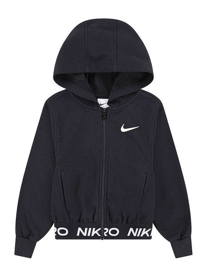 Felpa con cappuccio e zip intera Dri-FIT per bambini