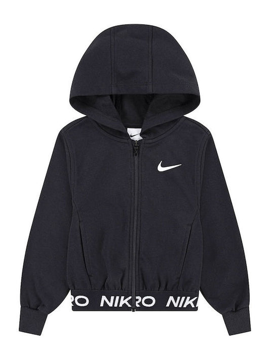 Felpa con cappuccio e zip intera Dri-FIT per bambini