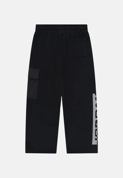 JORDAN Pantalone sportivo French Terry nero per bambino e bambina