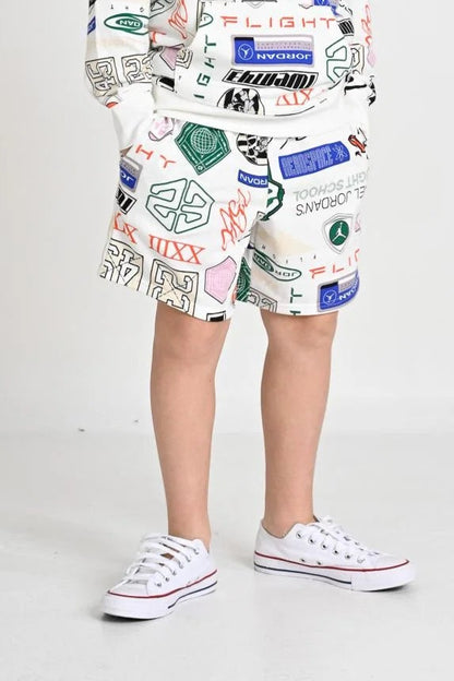 PANTALONCINO JORDAN MJ ESSENTIALS AOP FT SHORT