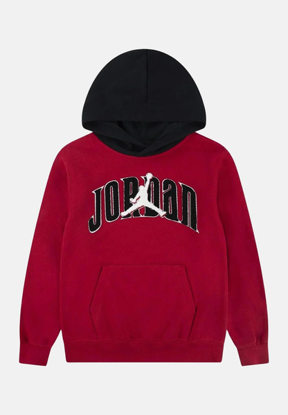 FELPA JORDAN GAMETIME con logo in spugna in tessuto felpato