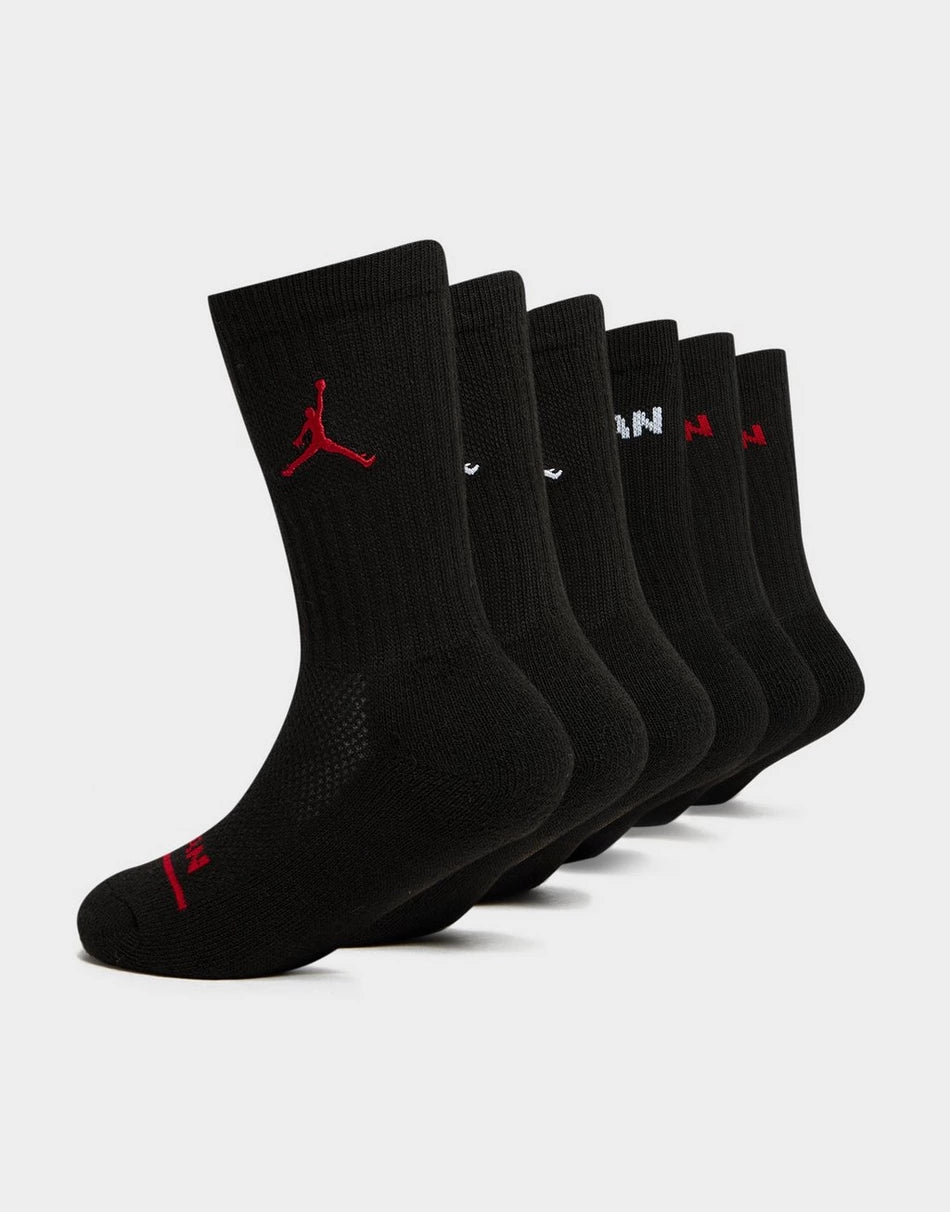 CALZE JORDAN JR SOCKS NIKE (6 paia) CREW GRADE SCHOOL