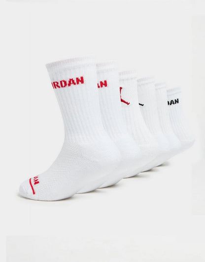 CALZE JORDAN JR SOCKS NIKE (6 paia) CREW GRADE SCHOOL