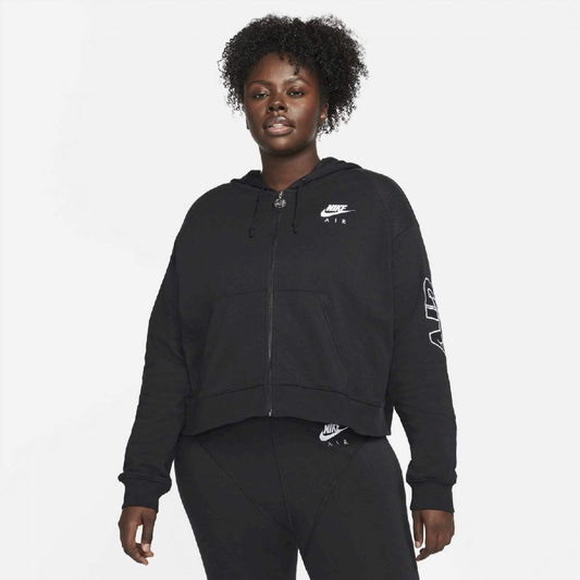Felpa con zip e cappuccio Nike Air flc top