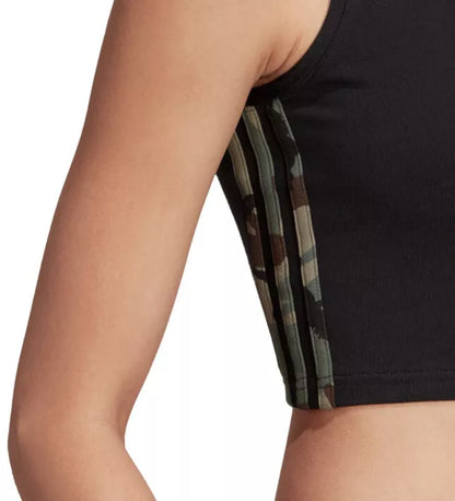 Top Corto ADIDAS Righe Mimetico