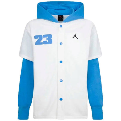 FELPA JORDAN STILE COLLEGE 95D542 JDB HOODED JUMPMAN
